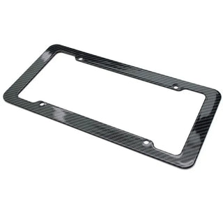 License plate frame Stainless Steel for USA (Carbon) 2pcs