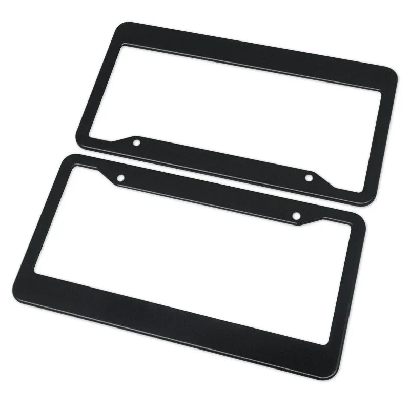 License plate frame Aluminum for USA (Black)
