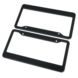 License plate frame Aluminum for USA (Black)