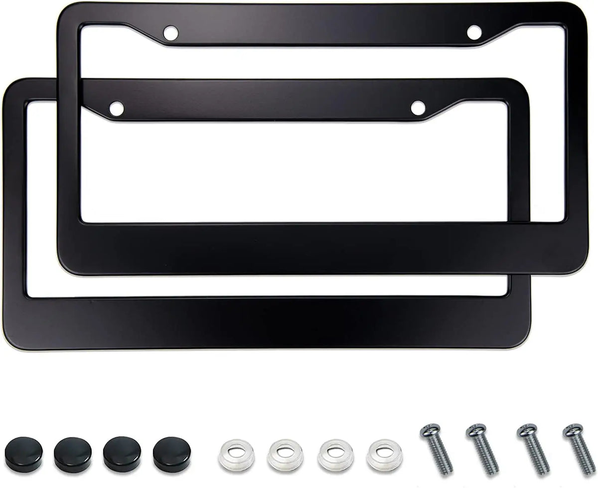 License plate frame Stainless Steel for USA (Silver)