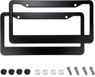 License plate frame Stainless Steel for USA (Silver)