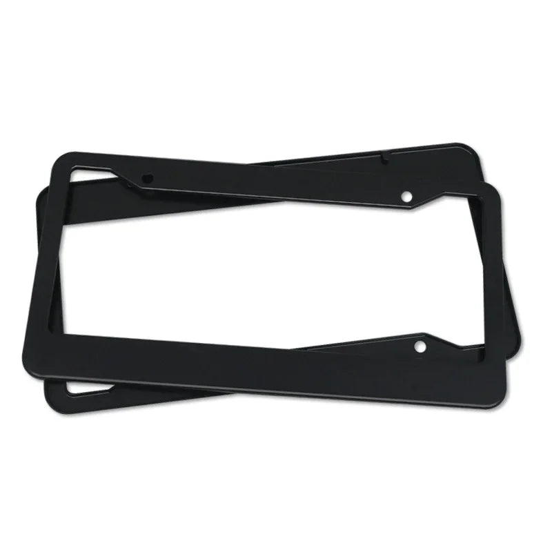 License plate frame Aluminum for USA (Black)