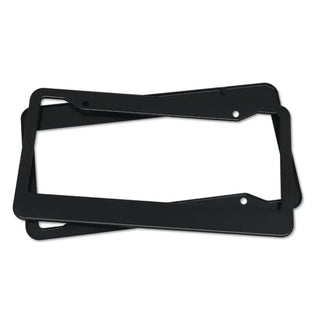License plate frame Aluminum for USA (Black)