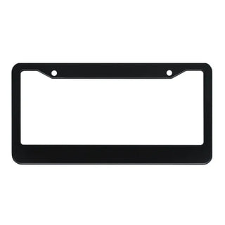 License plate frame Aluminum for USA (Black)
