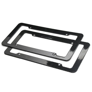 License plate frame Stainless Steel for USA (Carbon) 2pcs