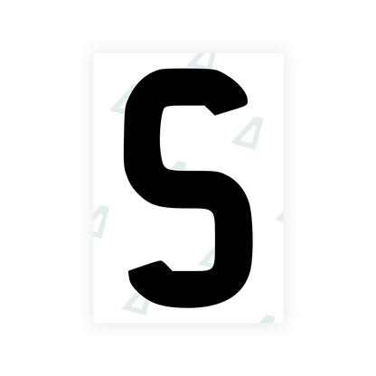 Alite Nanofilm for AUS (Queensland) license plates - Symbol "S" - Alite