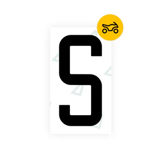 Alite Nanofilm for US (Oklahoma) Moto license plates - Symbol "S" - Alite