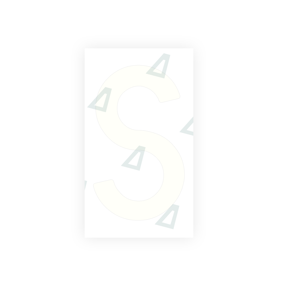Alite Nanofilm for Spain Flat license plates - Symbol "S" - Alite