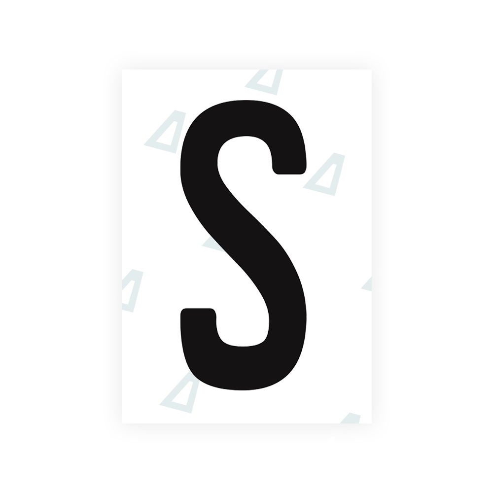 Alite Nanofilm for Guatemala license plates - Symbol "S" - Alite