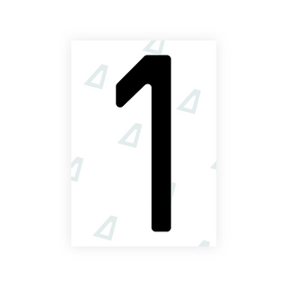 Alite Nanofilm for Saudi Arabia number plates - Symbol "1"