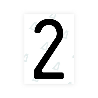 Alite Nanofilm for Saudi Arabia number plates - Symbol "2"