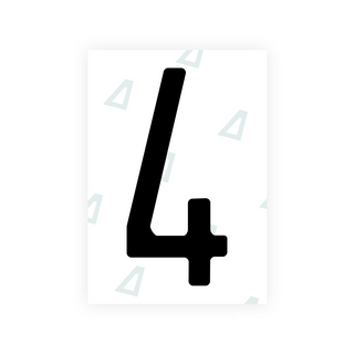 Alite Nanofilm for Saudi Arabia number plates - Symbol "4"