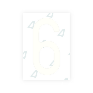 Alite Nanofilm for Saudi Arabia number plates - Symbol "6"
