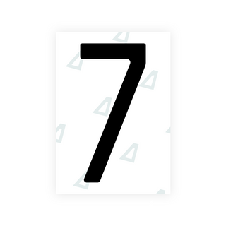 Alite Nanofilm for Saudi Arabia number plates - Symbol "7"