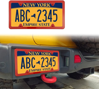 License plate frame Stainless Steel for USA (Black) 2pcs