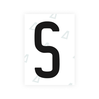 Alite Nanofilm for US (Connecticut 2013) license plates - Symbol "S" - Alite