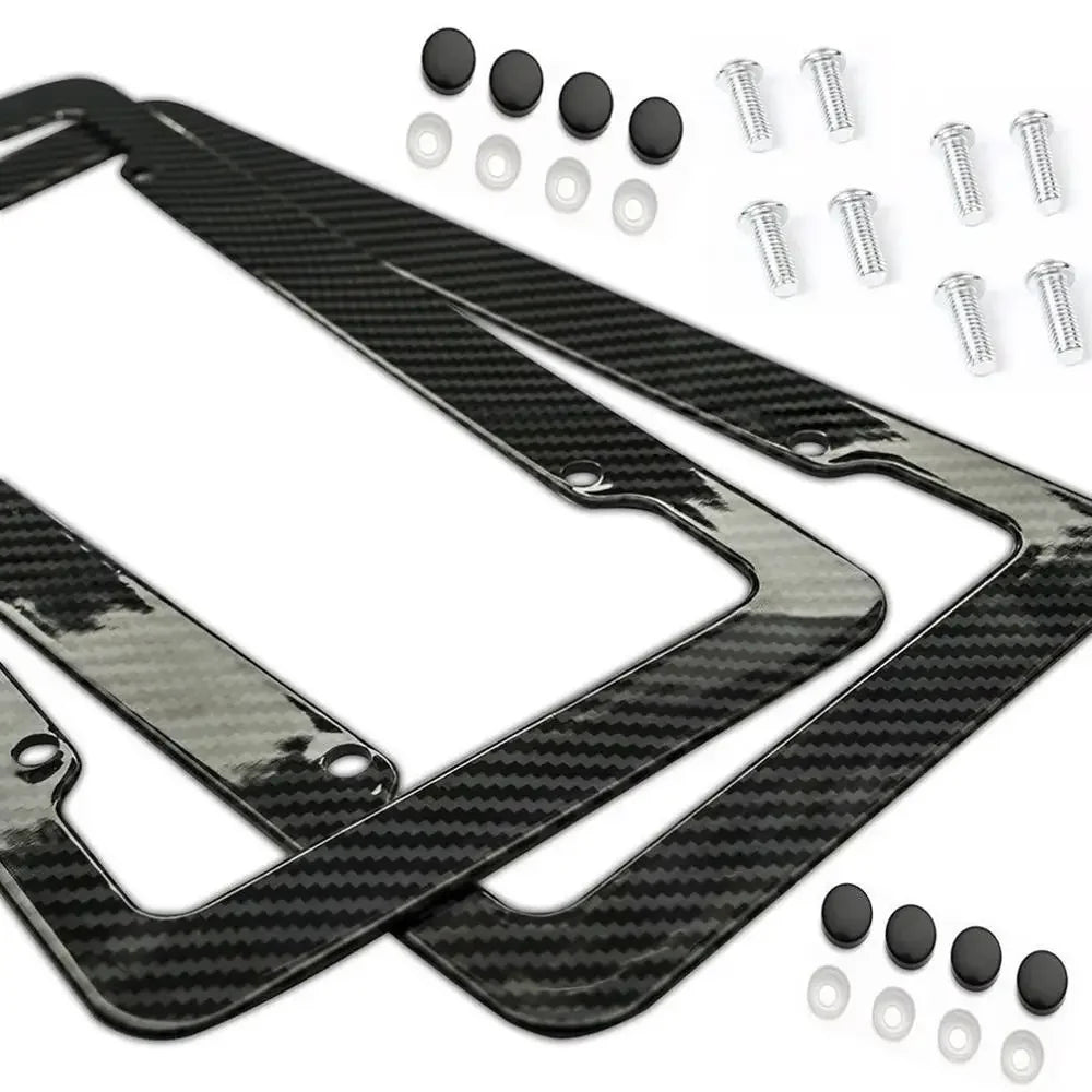 License plate frame for USA (Carbon) 1pc