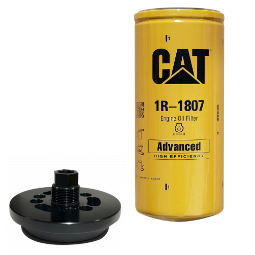 Kit de conversión de filtro de aceite MDDP para motores Powerstroke CAT 6.7