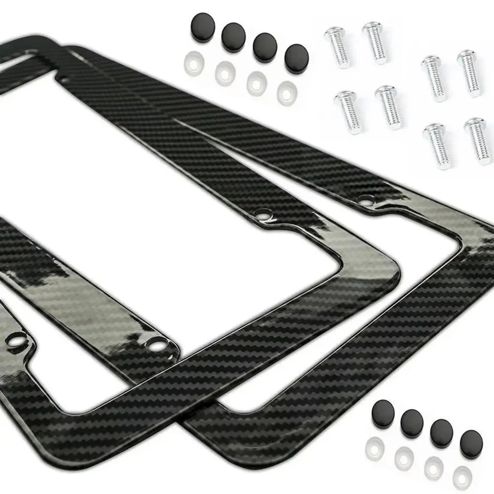 License plate frame for USA (Carbon) 1pc
