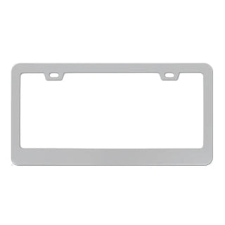 License plate frame Aluminum for USA (Black)