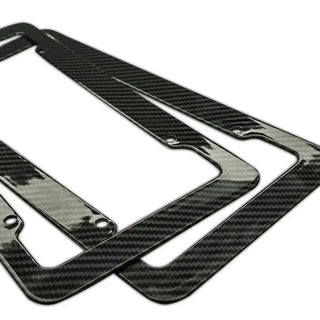 License plate frame Stainless Steel for USA (Carbon) 2pcs