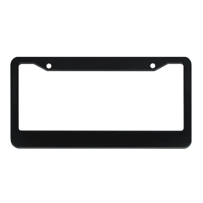 License plate frame Aluminum for USA (Black)