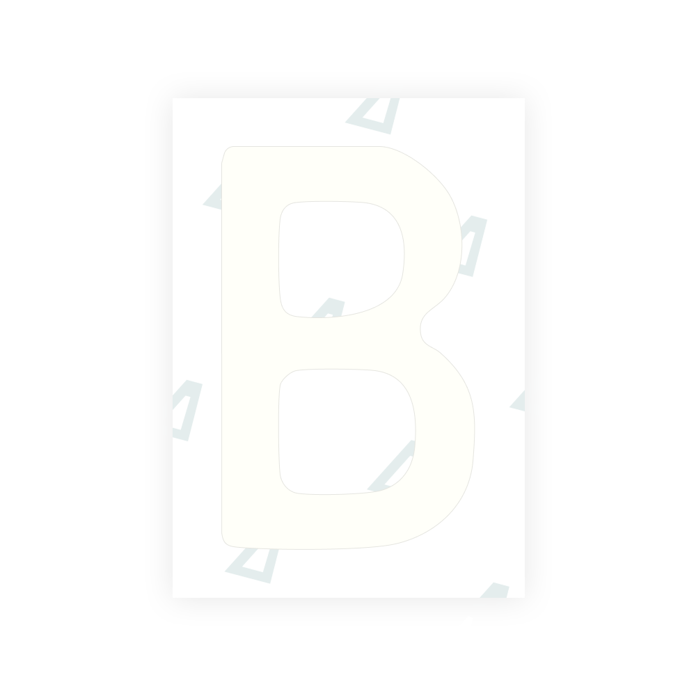 Alite Nanofilm for Slovakia license plates - Symbol "B"
