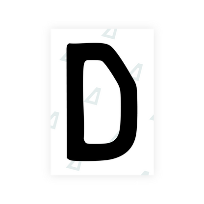 Alite Nanofilm for Slovakia license plates - Symbol "D"