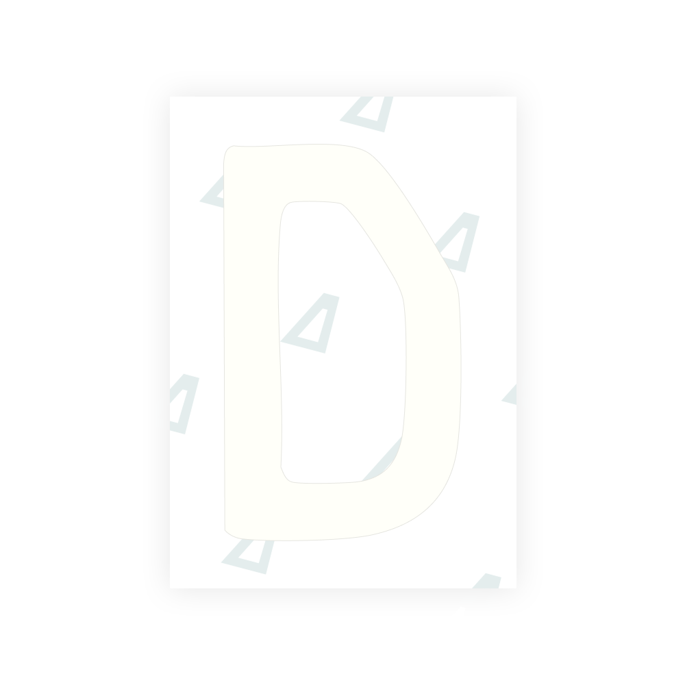 Alite Nanofilm for Slovakia license plates - Symbol "D"