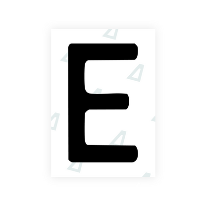 Alite Nanofilm for Slovakia license plates - Symbol "E"