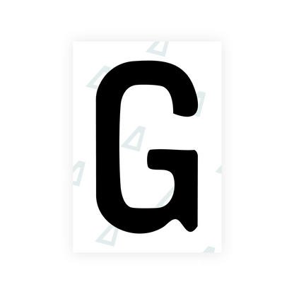 Alite Nanofilm for Slovakia license plates - Symbol "G"