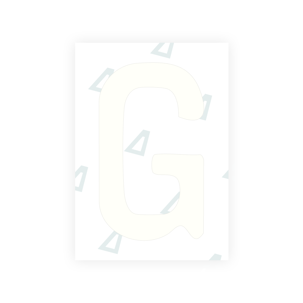 Alite Nanofilm for Slovakia license plates - Symbol "G"