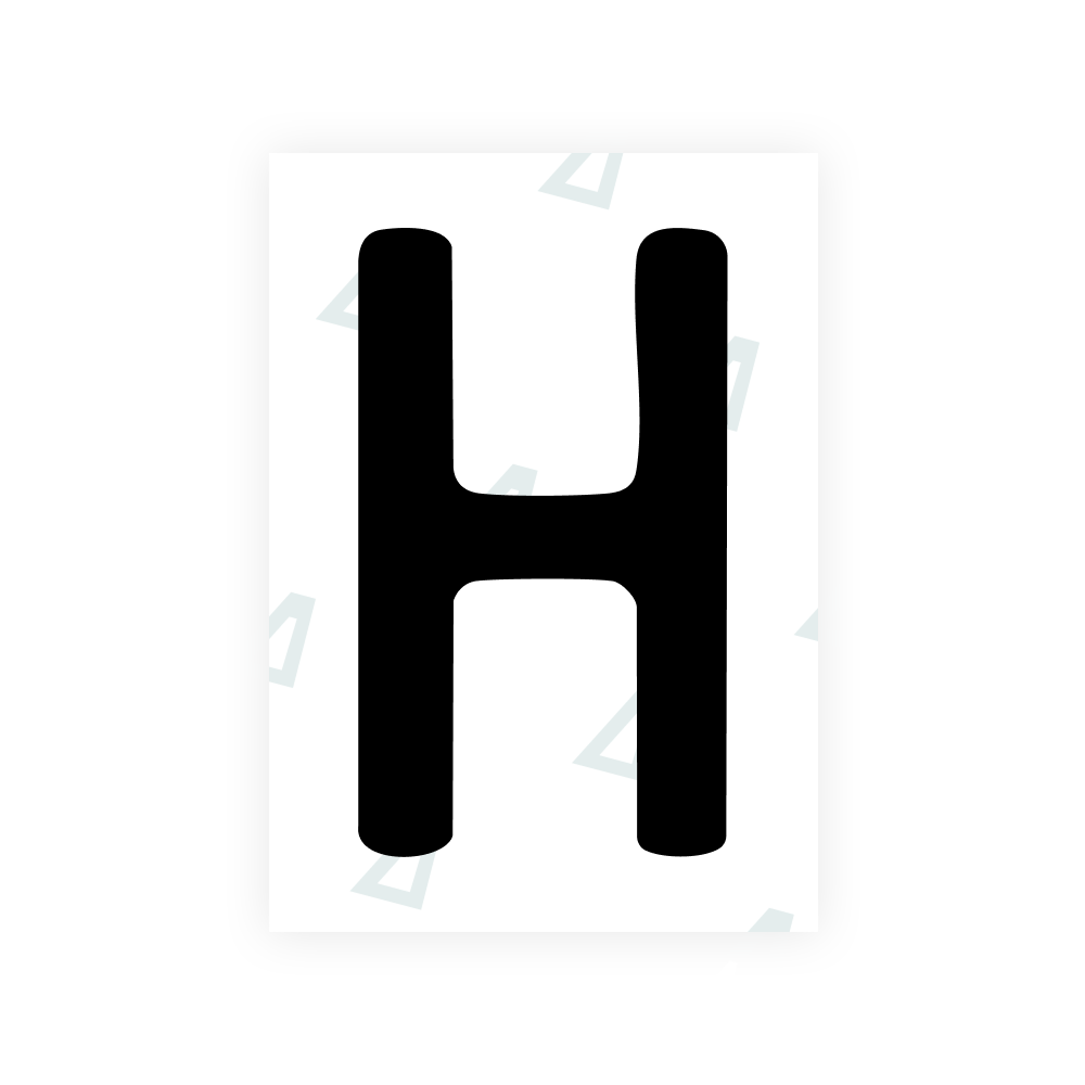 Alite Nanofilm for Slovakia license plates - Symbol "H"