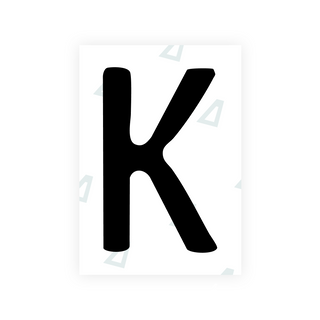 Alite Nanofilm for Slovakia license plates - Symbol "K"