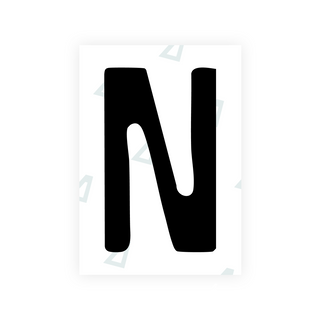 Alite Nanofilm for Slovakia license plates - Symbol "N"