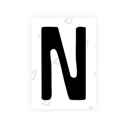 Alite Nanofilm for Slovakia license plates - Symbol "N"