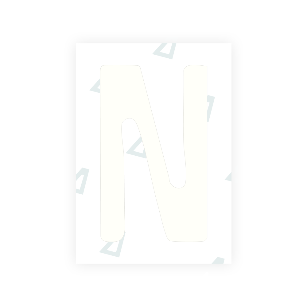 Alite Nanofilm for Slovakia license plates - Symbol "N"