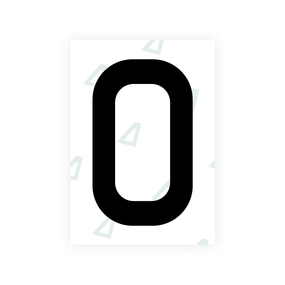 Alite Nanofilm for Slovakia license plates - Symbol "O"