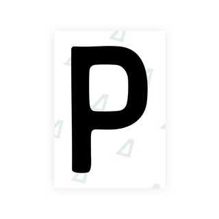 Alite Nanofilm for Slovakia license plates - Symbol "P"