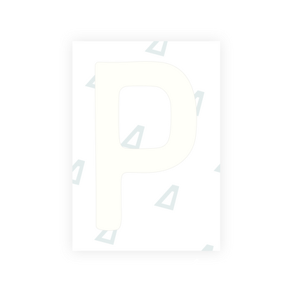 Alite Nanofilm for Slovakia license plates - Symbol "P"