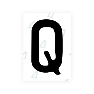 Alite Nanofilm for Slovakia license plates - Symbol "Q"