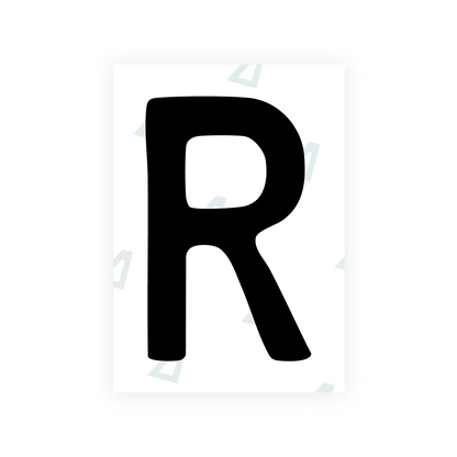 Alite Nanofilm for Slovakia license plates - Symbol "R"