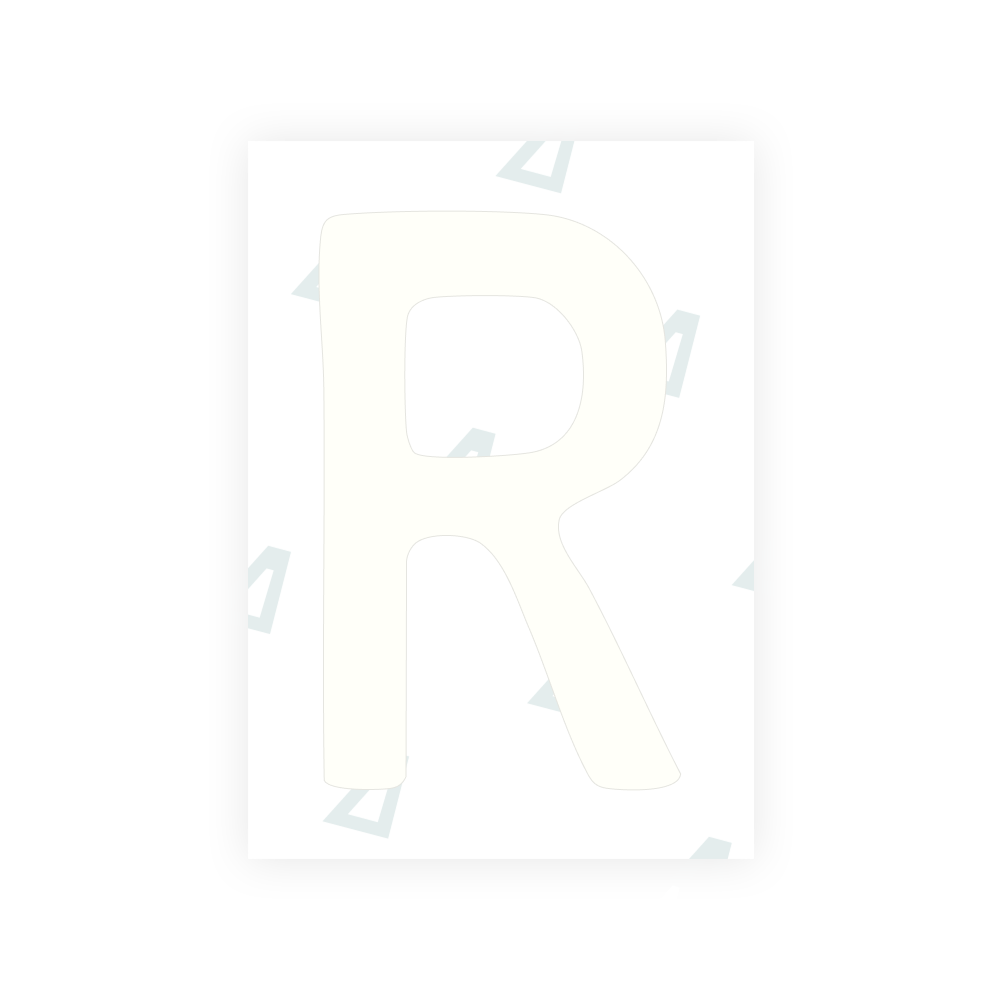 Alite Nanofilm for Slovakia license plates - Symbol "R"