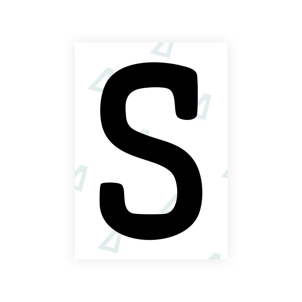 Alite Nanofilm for Slovakia license plates - Symbol "S"