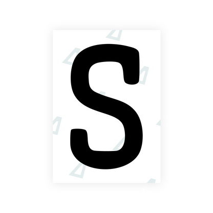 Alite Nanofilm for Slovakia license plates - Symbol "S"