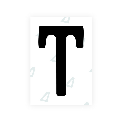 Alite Nanofilm for Slovakia license plates - Symbol "T"
