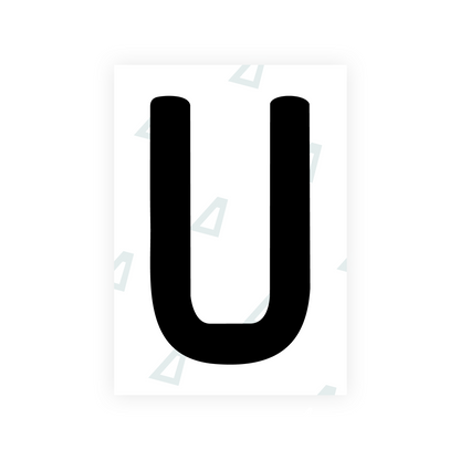 Alite Nanofilm for Slovakia license plates - Symbol "U"
