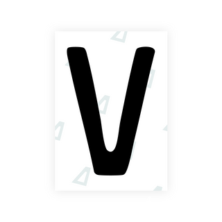 Alite Nanofilm for Slovakia license plates - Symbol "V"