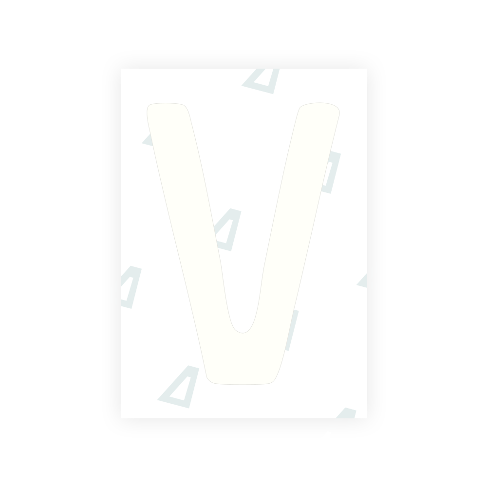 Alite Nanofilm for Slovakia license plates - Symbol "V"