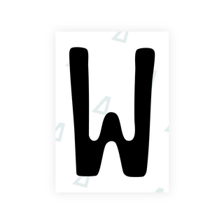 Alite Nanofilm for Slovakia license plates - Symbol "W"